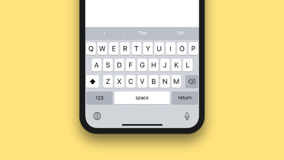 [React Native] keyboardType propsのキーボードビジュアルの違い