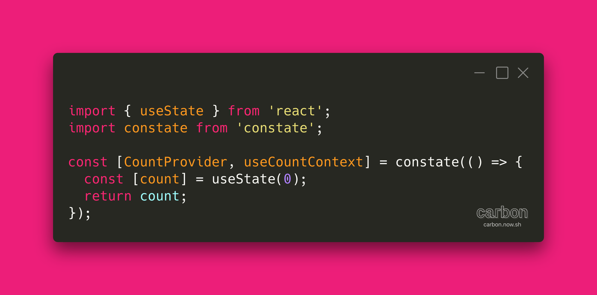 ReactのContext APIを簡単実装！「constate」の使い方